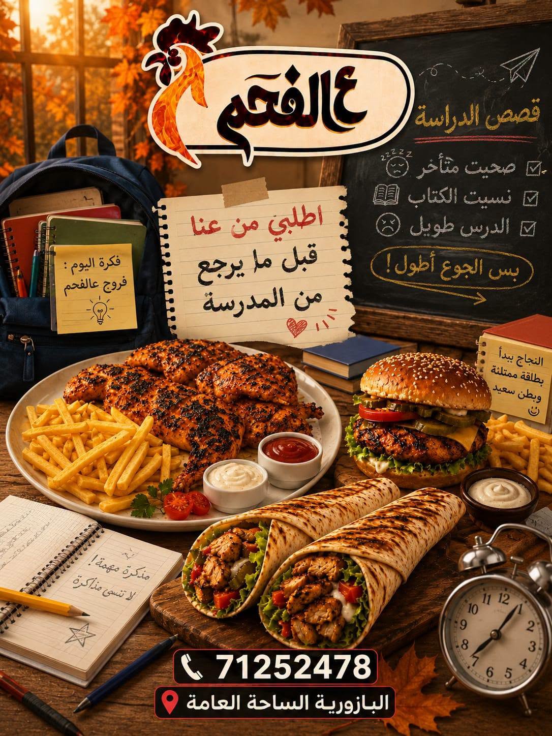 مطعم "عالفحم"  ...🔥🐔🔥